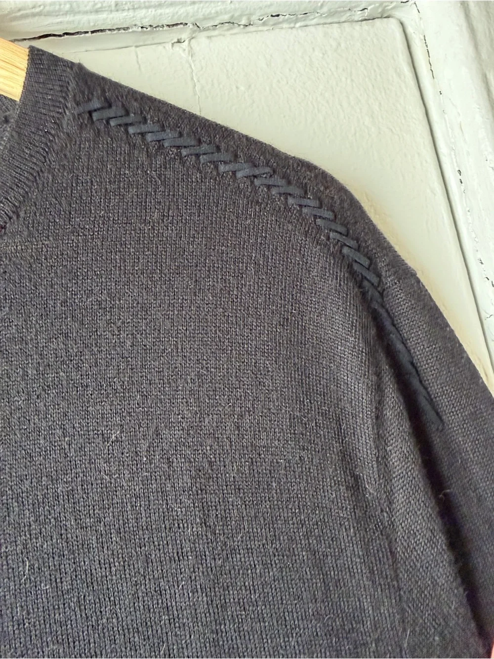 John Varvatos Black Novas Crewneck Sweater - Picture 4 of 4